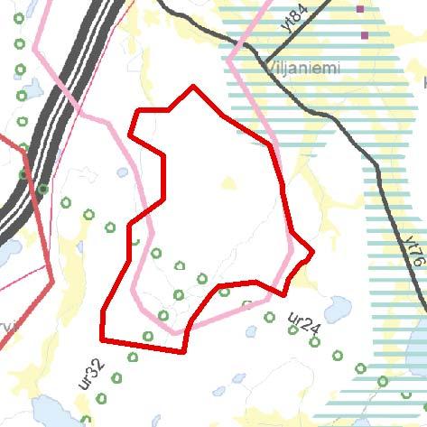 7 Isovuori Maakuntakaava Uutta tietä alueen rajalle 950 m Yt 1631 tien leveys 6,5m kohtuukuntoinen päällyste, tien reunavyöhyke ok. Geometria ok. Ei parannustarvetta.