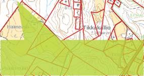 heikkouksia Lähialueen asutus: 1 km etäisyydellä alueesta sijaitsee 56 asuinrakennusta 2 km etäisyydellä alueesta sijaitsee 986 asuinrakennusta ja 9 lomarakennusta