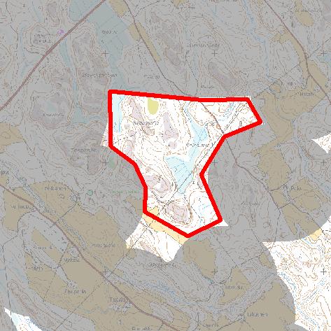 syntyne Alueen pinta ala: noin 104 ha Lähialueen asutus: 1 km etäisyydellä alueesta sijaitsee 29 asuinrakennusta ja 3 lomarakennusta 2 km etäisyydellä alueesta sijaitsee