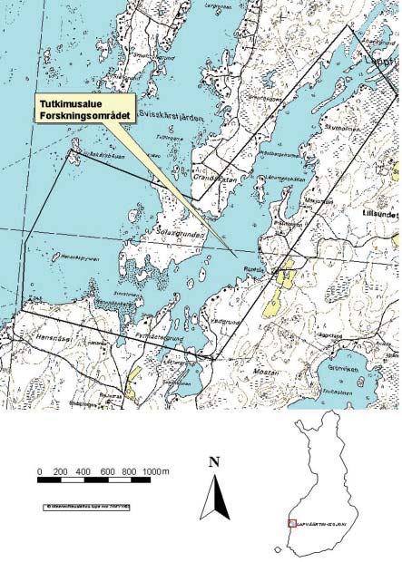 Kuva 1. Tutkimusalue. 8.
