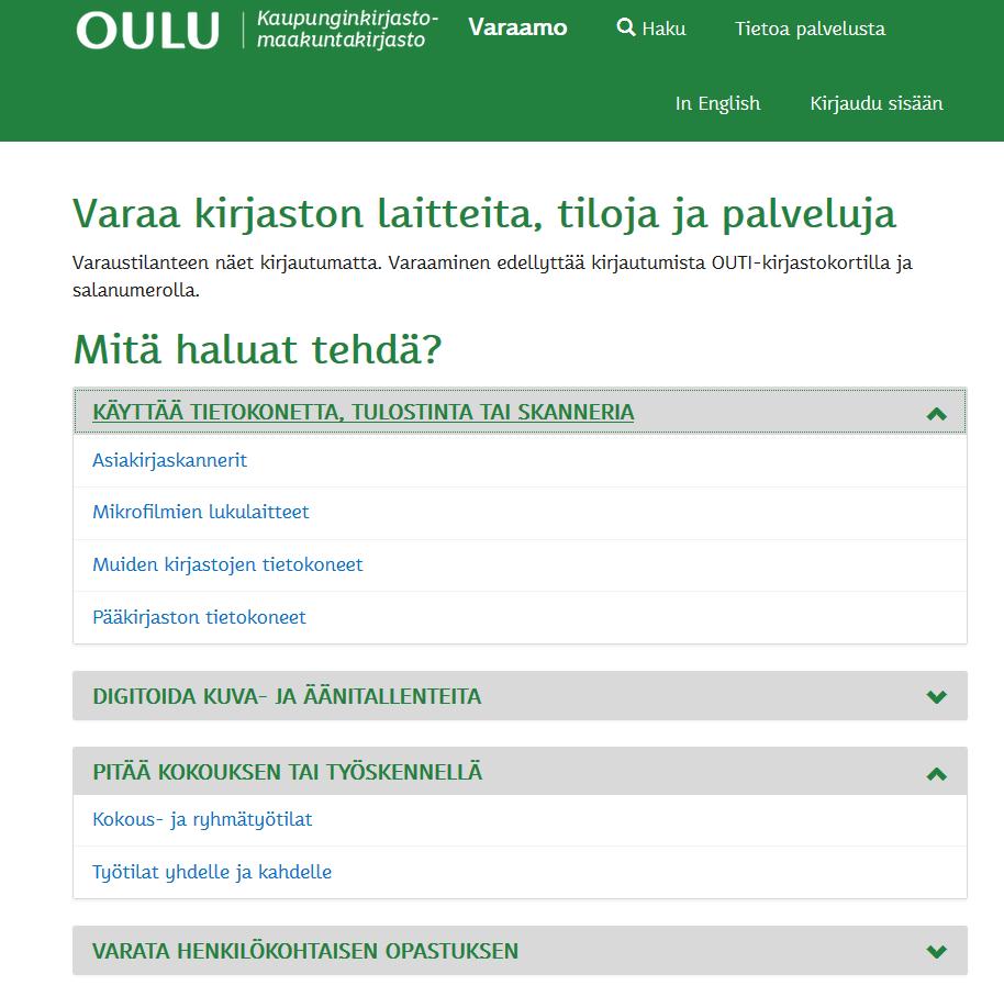 hän haluaa tehdä.