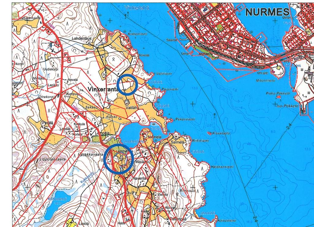 NURMEKSEN KESKUSTAAJAMAN RANTAOSAYLEISKAAVAN OSITTAINEN