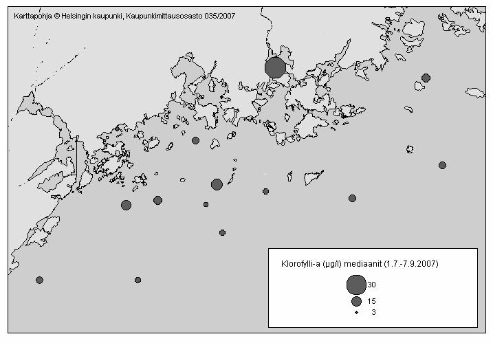 15 Knaperskär (147), kasvukausi 27 6 12 biomassa mg/m 3 9 6 3 4 2 a-klorofylli µg/l 17.4. 2.5. 9.7. 26.6. 12.6. 31.5. 21.5. 23.1. 27.9. 11.9. 27.8. 15.8. 3.7. Panssarisiimalevät Piilevät Viherlevät Muut Sinilevät a-klorofylli Kuva 5.