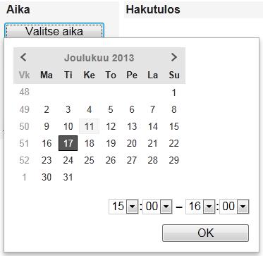 Sivu 5 / 16 6 Varaus Ryhmien, henkilöiden ja tilojen, välineiden sekä kuljetusvälineiden varaus tapahtuu samalla tavalla. Tässä esimerkissä käydään läpi tilan varaaminen. Valitse -linkki.