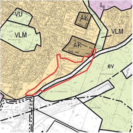 Tampereen kantakaupungin 12.12.2000 vahvistetun yleiskaavan mukaan suunnittelualue on pientalovaltaista asuntoaluetta AP.