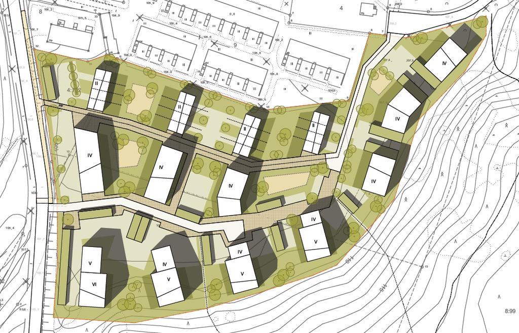 14 Aloitusvaiheessa nähtävillä ollut viitesuunnitelma (20 500 kem 2 ). Osallisten mielipiteissä otettiin kantaa erityisesti liikennejärjestelyihin Koivistonkylässä.