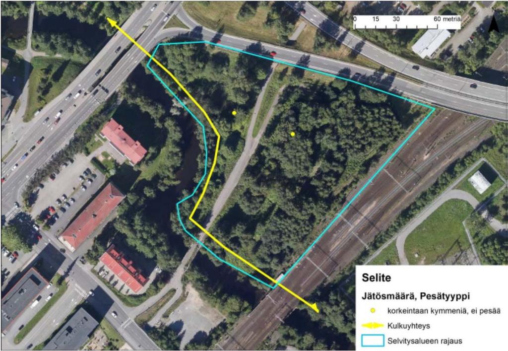 14:059 / Ramoninkatu 4, Rise-kampus / ASEMAKAAVASELOSTUS 21.2.2017 (13) korttelialueista (AK) ja Kivääritehtaan yritys- ja toimisto- ja liikekortteleista (TKY ja K) sekä näiden paikoitusalueista (LPA).