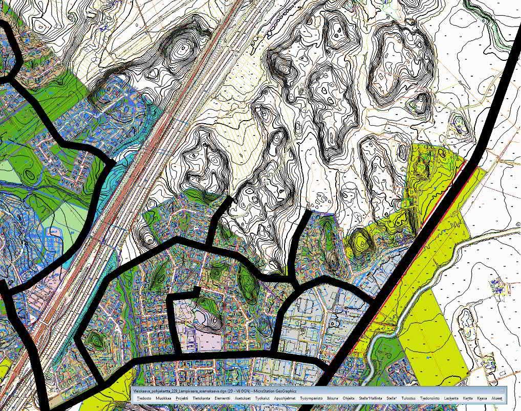 42 5.5 Palvelut Palvelut ovat lähellä, koulu 500m, rautatieasema 1,5 km ja keskustapalvelut 1,8 km. Alueella ovat valmiina kunnalliset verkostot. 5.6 Liikenne Pääsytiet 5 3 4 Pääkadut ja kokoojatiet, suunniteltu kokoojatie (musta) ja vaihtoehdot Lempivaaran liikenne ulkoiseen verkkoon, numerointi viittaa toimenpiteisiin.