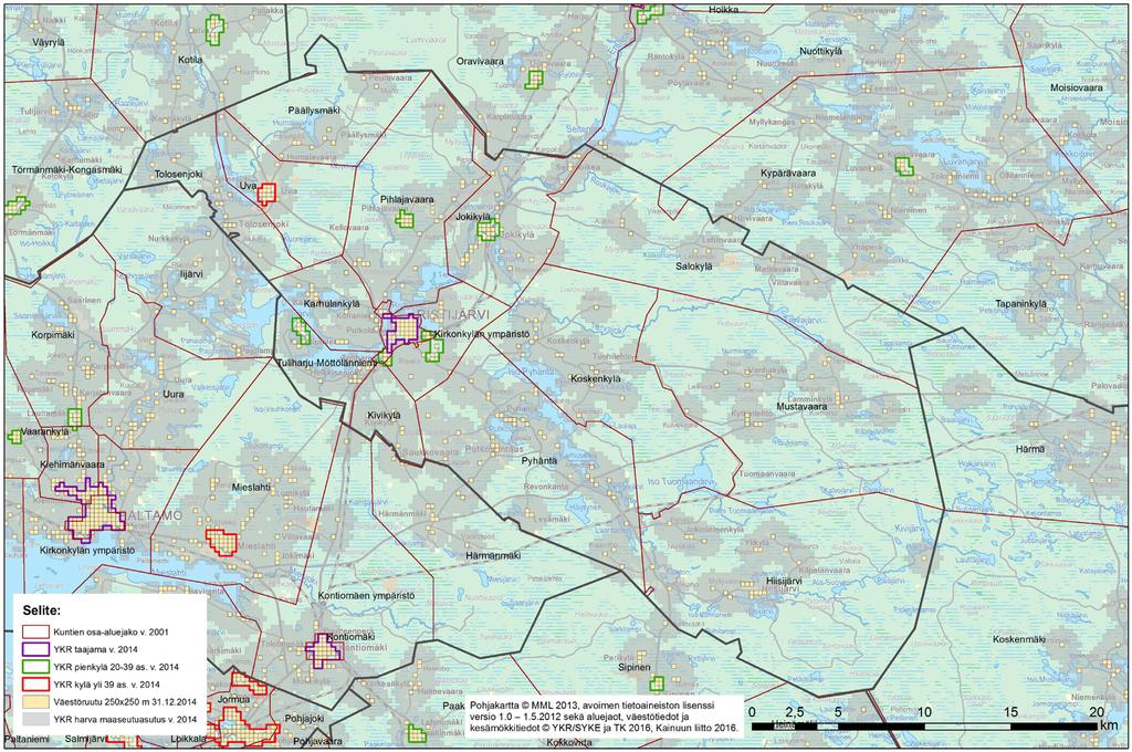 8.2 KARTTA: Väestön