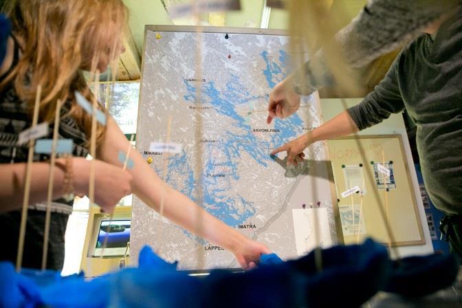 Taustalla ympäristökasvatustyö muilla kohteillamme Luontokeskus Oskarissa, Linnansaaren ja Repoveden kansallispuistoissa, Saimaan luontokeskus Riihisaaressa
