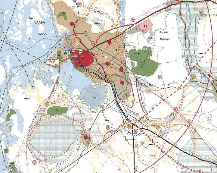 5/13 Ote maakuntakaavasta, osayleiskaavan likimääräinen