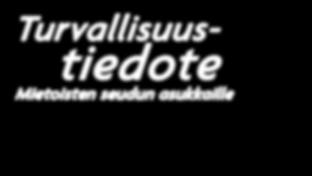 Turvallisuus-