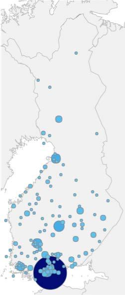 fi -palvelun tunnuslukujen kehitys 2014 2015 2016 Videoiden katsomiskerrat (Vimeo) 1004 1398 2138 Istunnot kotimaassa (Google Analytics) 1649 2982 4761 palveluun rekisteröityneiden opettajien