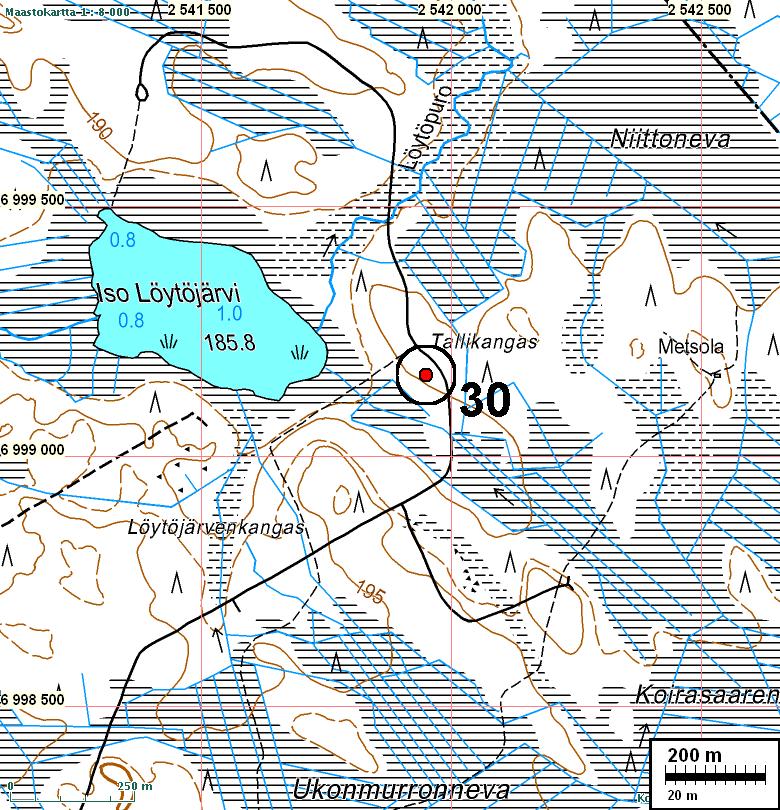 12 KYYJÄRVI 30 ISO-LÖYTÖJÄRVI TALLIKANGAS Rauh.
