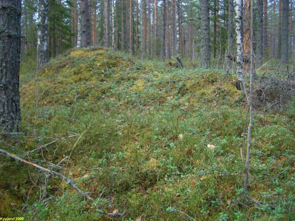 Sen eteläpuolella on