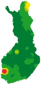 2 Forest biodiversity and health Lyijy (Pb) Lead 1985 1995 2005 2006 mg/kg < 2,0 2,0 4,0 4,0 6,0 6,0 8,0 8,0 10,0 10,0 12,0 12,0