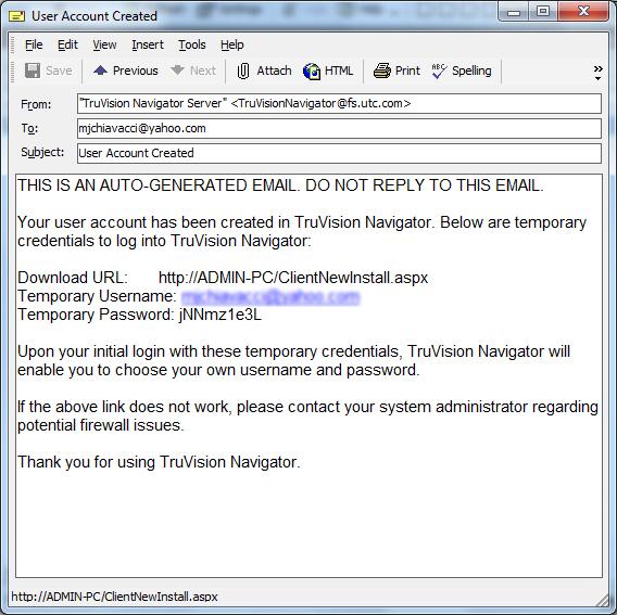 Kappale 4: TruVision Navigatorin asetukset SMTP-asetukset SMTP on internetin kautta tapahtuvien sähköpostilähetysten tosiasiallinen standardi.