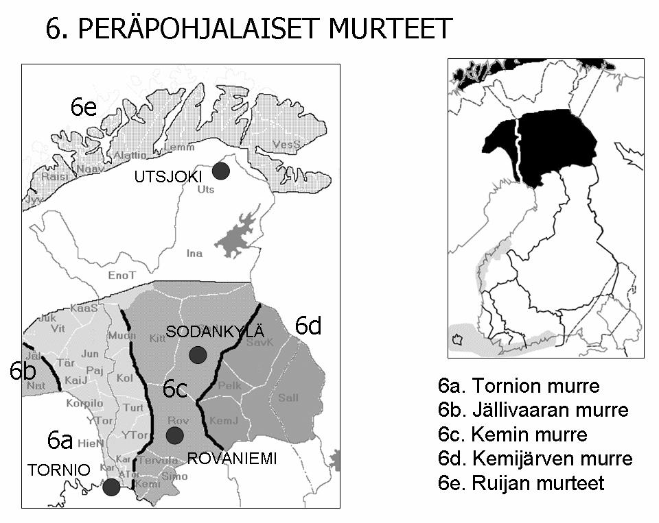 1. LÄNTISIÄ PIIRTEITÄ Yleiskielen ts-yhtymän edustus tt : tt mettä : mettän 2.