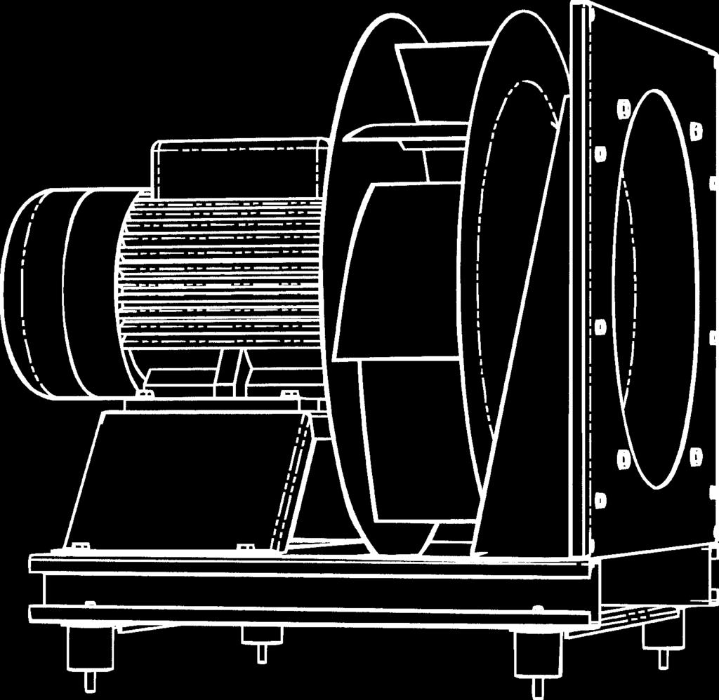 FI 2. VERSO ILMANVAIHTOKONEIDEN RAKENNE 2.1. Puhaltimet VERSO ilmanvaihtokoneet on varustettu suoravetoisilla radiaalipuhaltimilla.