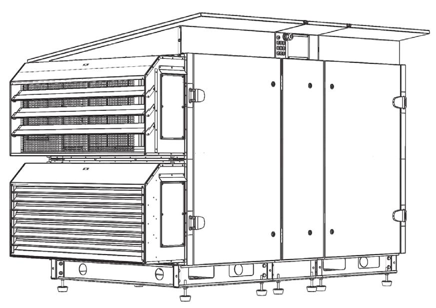 2.9. VERSO sarjan ilmanvaihtokoneet, jotka on suunniteltu ulkoilmakäyttöön VERSO ilmanvaihtokoneetair handling units, jotka on suunniteltu ulkoilmakäyttöön, voidaan varustaa katteilla, joissa on