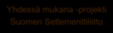 Tiedustelut: Suomen Setlementtiliitto, Seniori- ja