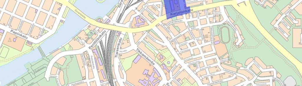 Suunnittelualue on esitetty kuvassa 2. Kuva 2. Suunnittelualue 2. SUUNNITTELUN LÄHTÖKOHDAT JA NYKYTILANNE 2.