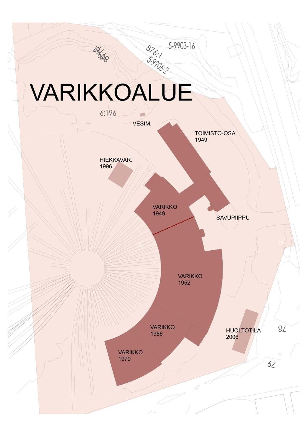 Liite 6, 5 / 19 5 Varikkoalueen rakennuskanta.