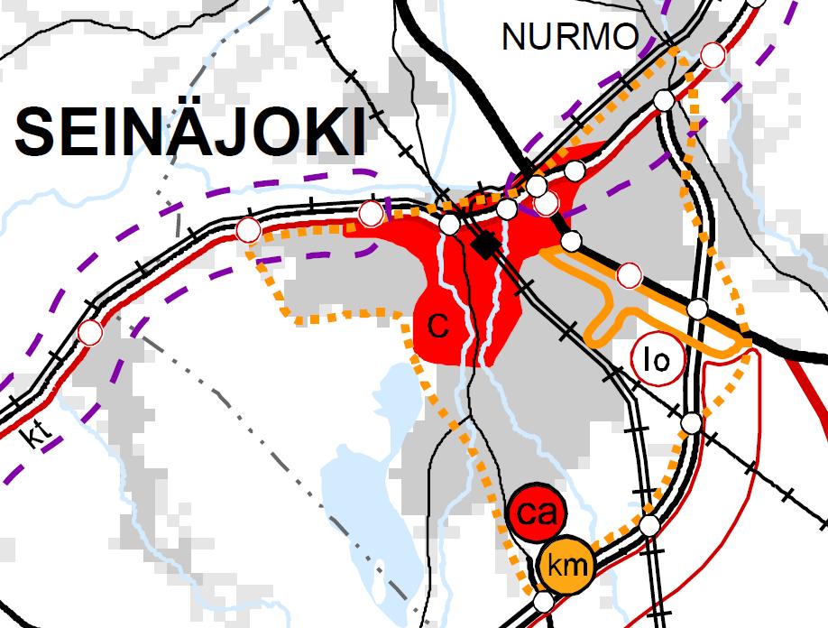 oikeusvaikutteinen Nurmon keskustan yleiskaava, joka on