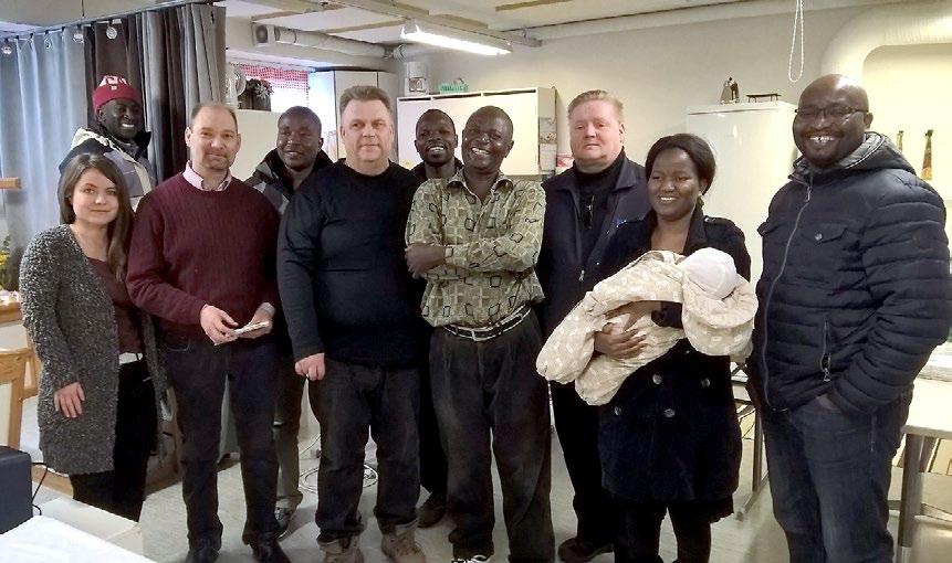 Kuvasatoa Sodankylästä Kouluvierailuista koottua Viikolla 14 vierailimme afrikkalaisen ryhmän ja Marttyyrien Ääni -yhdistyksen työntekijöiden kanssa