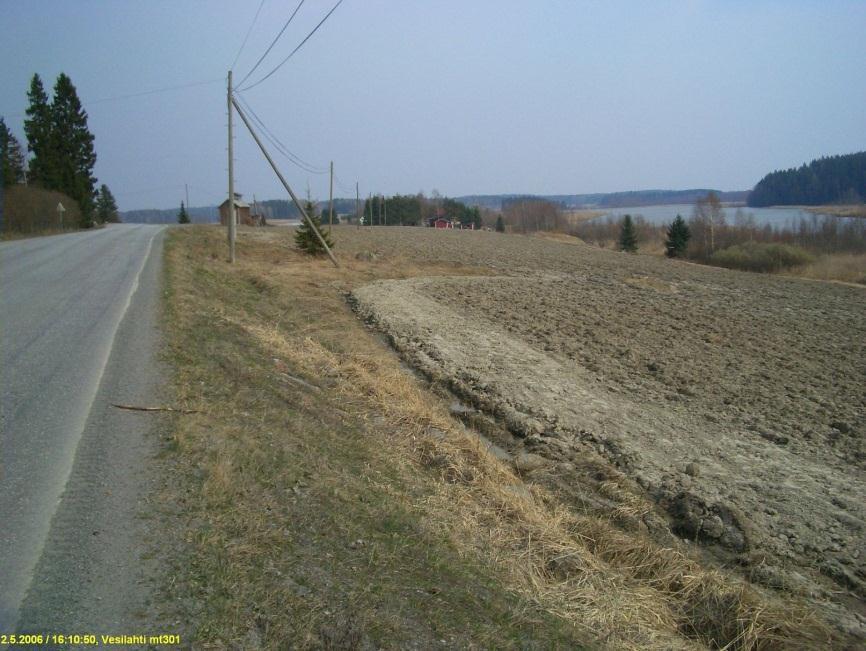 Järvenrannan kylä, länteen.