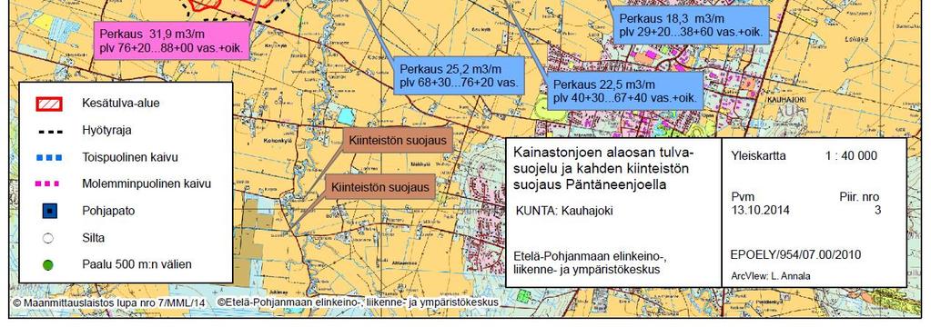 Hankkeeseen kuuluu joen perkausta noin 10 km:n matkalla. Lisäksi hankkeessa tehdään kalan nousun mahdollistava pato ja Nätynkosken kalataloudellinenkunnostus.