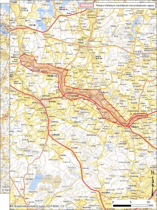 Tulvariskikartoitusraportti Liite 6 1. Johdanto Kyrönjoen vesistöalue sijaitsee pääosin Etelä-Pohjanmaan ja Pohjanmaan maakunnissa (kuva 1).