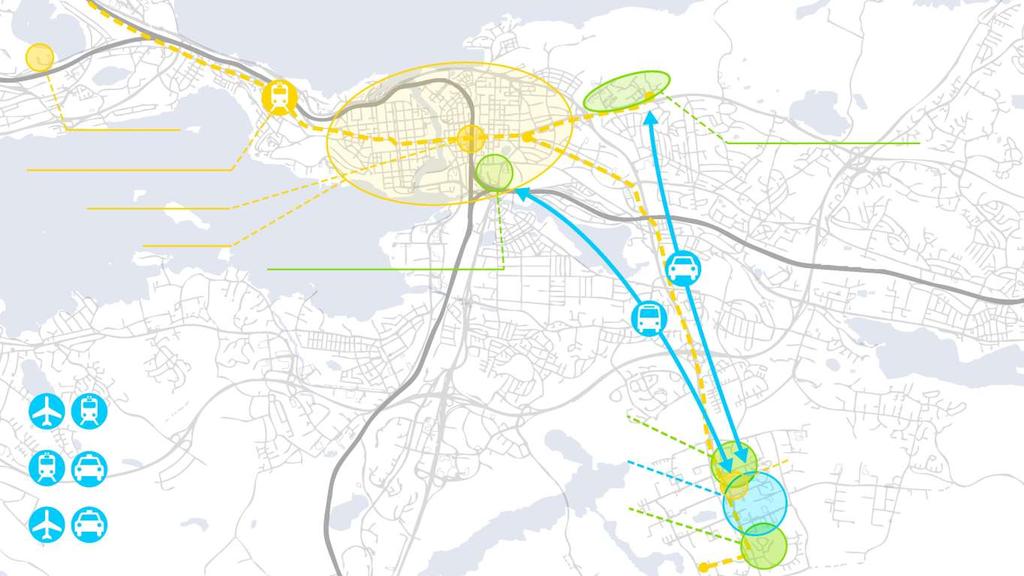 CITY AS A PHYSICAL PLATFORM REQUIRES STRATEGIC PLANNING & STRONG CLUSTERS CAMPUS FOR SCIENCE OF ARTS Mediapolis Future tram route Railway station City center CAMPUS FOR HUMANITIES AND BUSINESS