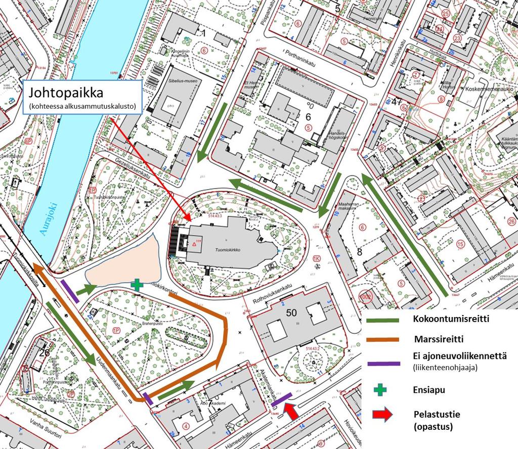 4. Toimintaohjeet onnettomuus- ja vaaratilanteissa: mitä tehdään, jos riskien arvioinnissa havaittu riski toteutuu.