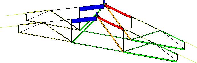 Page 0 of 52 LINE STRESS STEP= SUB = TIME= MXI MXJ MIN =-42.573 ELEM=2 MAX =2.548 ELEM=32 MAY 4 2007 4:24:06-42.573-28.324-4.075-35.449-2.99-6.95.74409 7.299 4.424 2.548 Kuva 8.