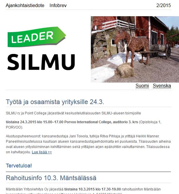 Uutiskirje Tilaa uutiskirje: Liittymällä jäseneksi