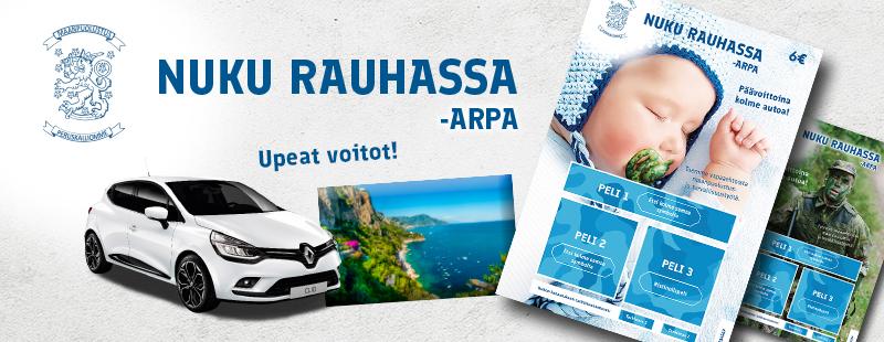 Nuku rauhassa -arpajaiset 1.5.-30.