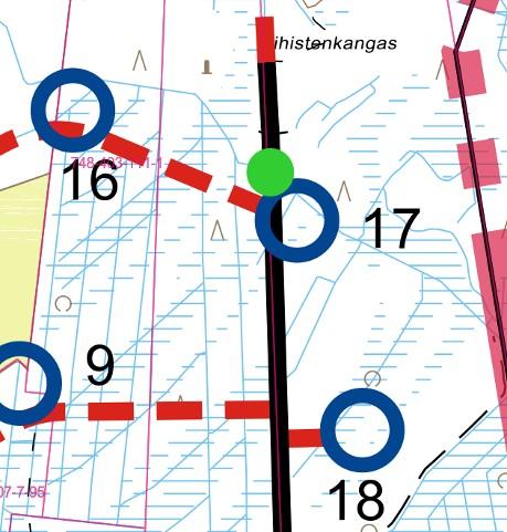 ja luhtakuirisammalta. Kauempana vesirajaa kasvaa lehtomaisen kankaan kenttäkerroksen kasvillisuutta, mutta puusto on hakattu.