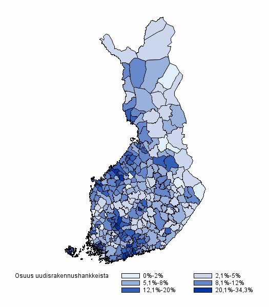 Yleisimmin maalämpö valitaan lämmönlähteeksi pientaloissa.