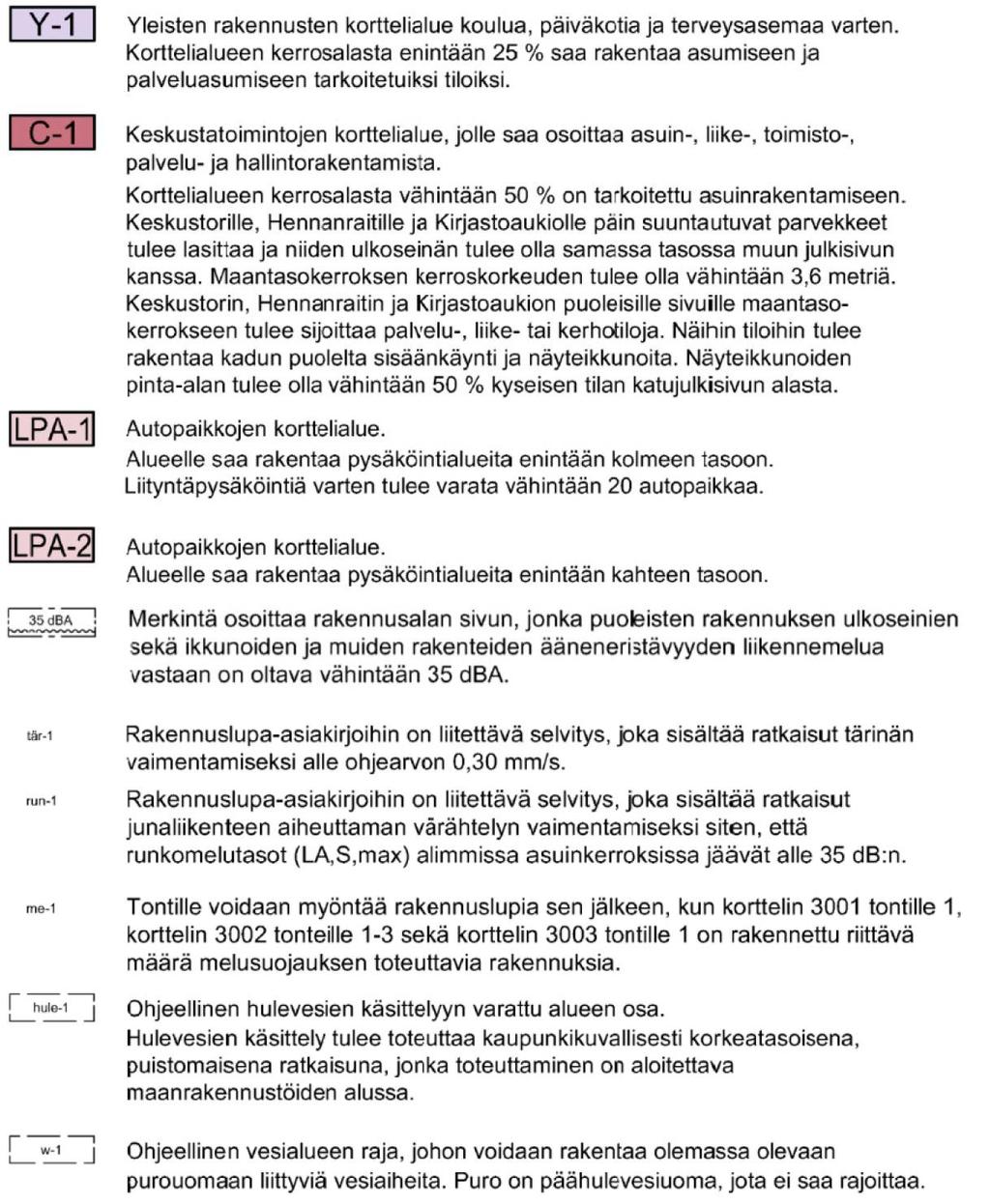 Keskeisimmät erityisesti Hennan 1.