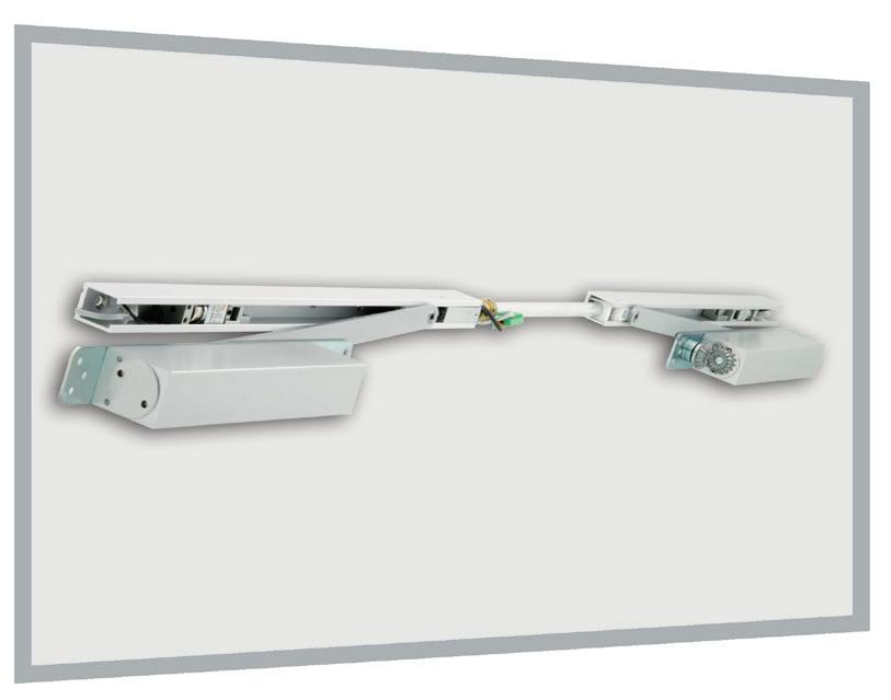 palonsulkujärjestelmä yhdellä aukipitolaitteella ABLOY FD480 - FD484 asennus ABLOY Lisätarvikkeet palonsulkujärjestelmille 3 4 5 6 7 8 8 10 11 Piilo-ovensulkimissa suljin ja vetolaite asennetaan