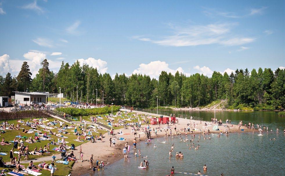 Pohjavesialtaista suurin on Vetokannaksen allas (1,8 ha), josta vastikään kunnostettuna on heti tullut valtavan suosittu uima- ja auringonottopaikka.