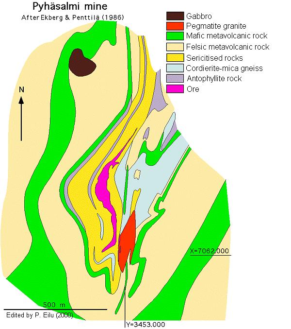 Regional geology map 1 Local geology map 1 Outcrop photo 1 Metamorphic history Peak metamorphism is related to the intrusion of synorogenic, 1.89-1.87 Ga, granitoids [29].
