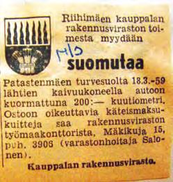 Juuti P. Kuva 6. Vuonna 1959 