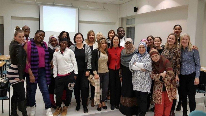 Olimme yhteistyökumppanina mukana Football For Refugee Women -tapahtumassa Helsingissä.