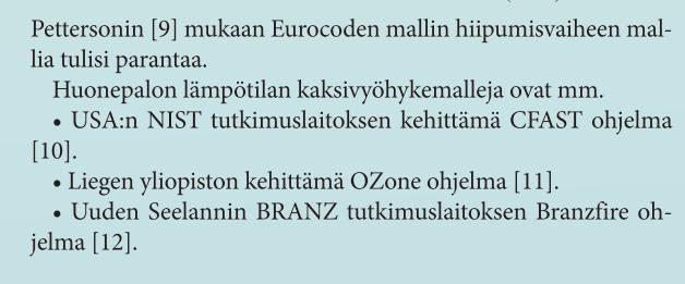 KATSAUS HUONEPALON LÄMPÖTILAN LASKENTAMALLEIHIN EN 1995-1-2. 2004.