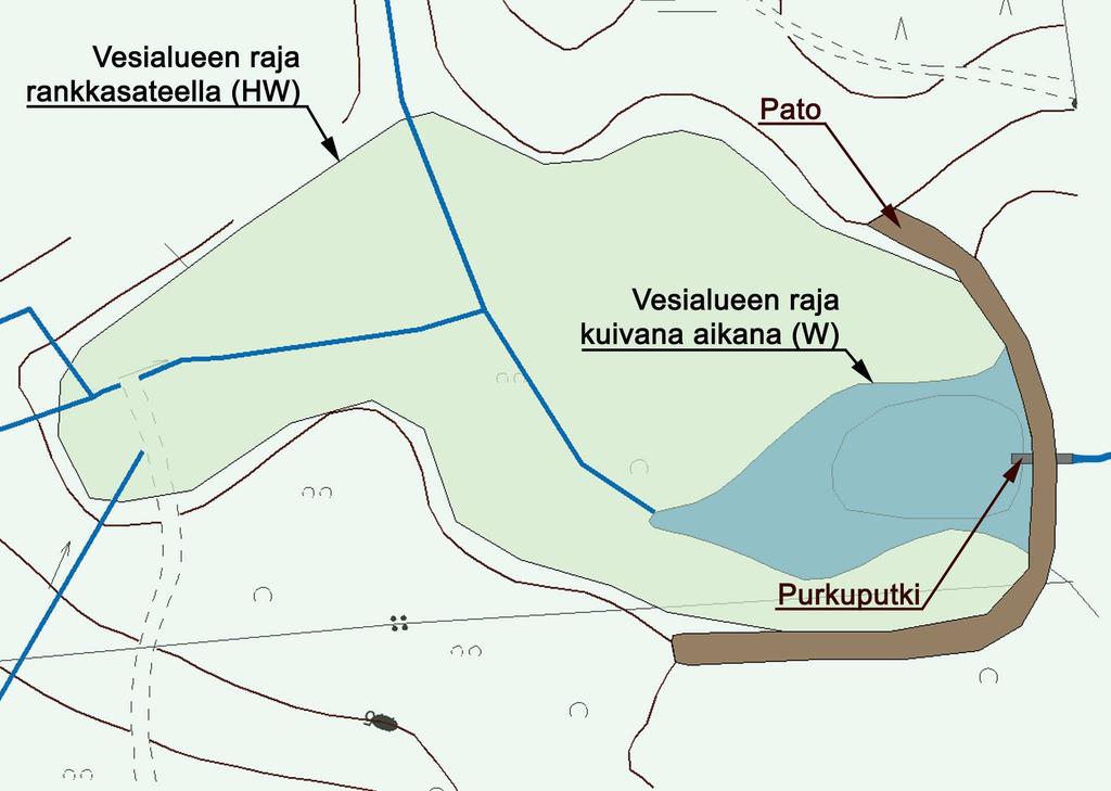 johtaa. Menetelmien sijoittaminen painanteisiin vähentää lisäksi tarvittavia rakennustöitä, kun helpoimmillaan kosteikko voidaan toteuttaa pelkästään patoamalla purkuuoma.