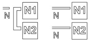 Liitäntärasian liitännät Käytä sähköliitäntään kaapelia H5RR-F tai H5V2V2-F, kuten alla olevassa taulukossa on eritelty.
