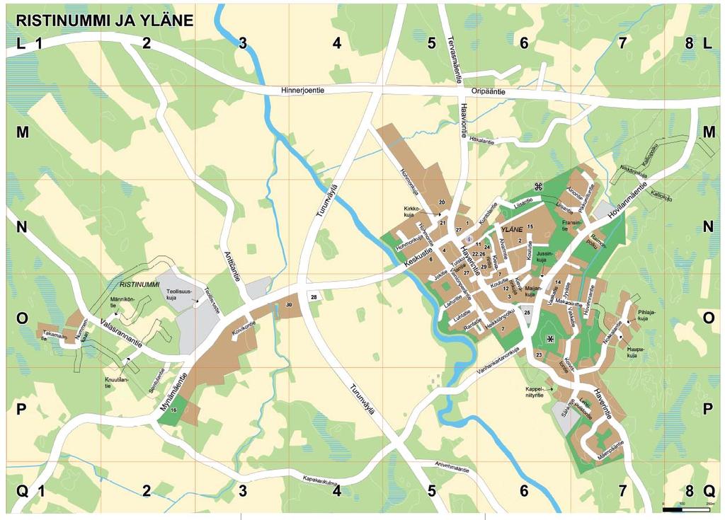 Pöytyän kunnan kaavoituskatsaus 2011, Liite 2 Asemakaava-alueet 2/2 6 5 HOVIRINTA- KOIVISTO LEHTIPUISTO MÄENPÄÄ Karttojen aluerajaukset ovat viitteellisiä.