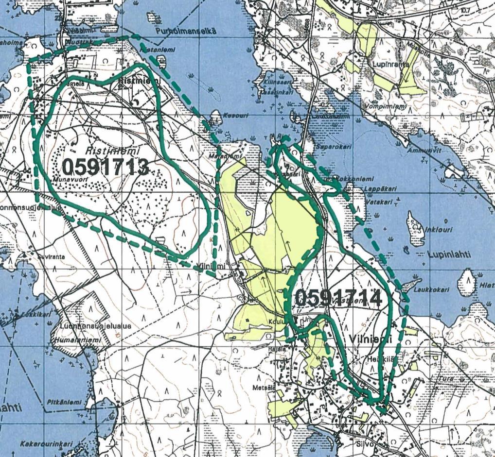 Osallistumis- ja arviointisuunnitelma (OAS) 7(13) 4.2 LUONTO JA MAISEMA 4.2.1 Luontokohteet Suunnittelualueen rakentamaton osa on mäntyvaltaista, avointa metsää. 4.2.2 Pohjavesialueet Suunnittelualueella ei ole tiedossa olevia arvokkaita luontokohteita.